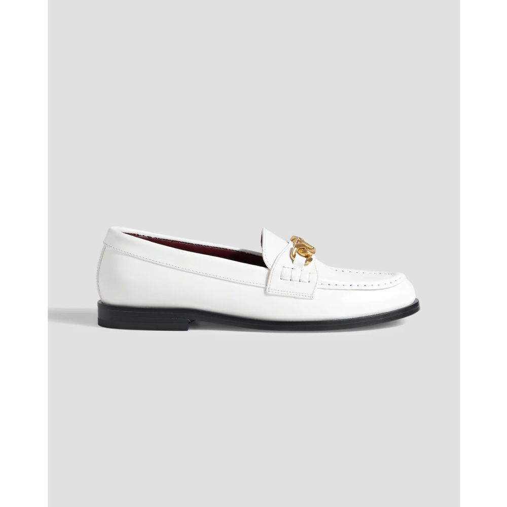 Valentino Garavani VLogo Chain Leather Loafers